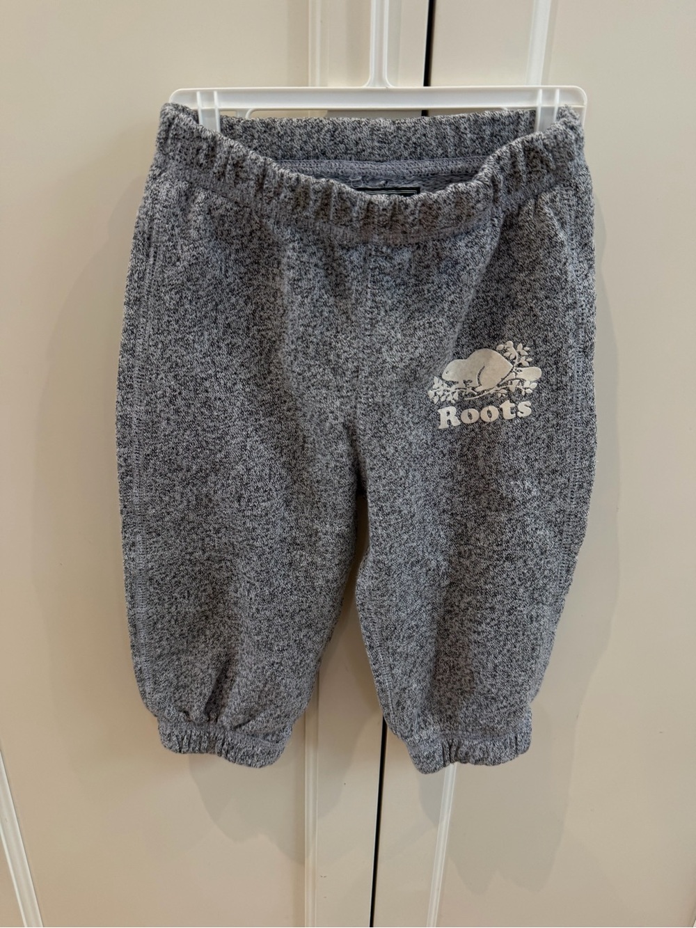 Roots 12-18m Kids Heather Gray Fleece Joggers